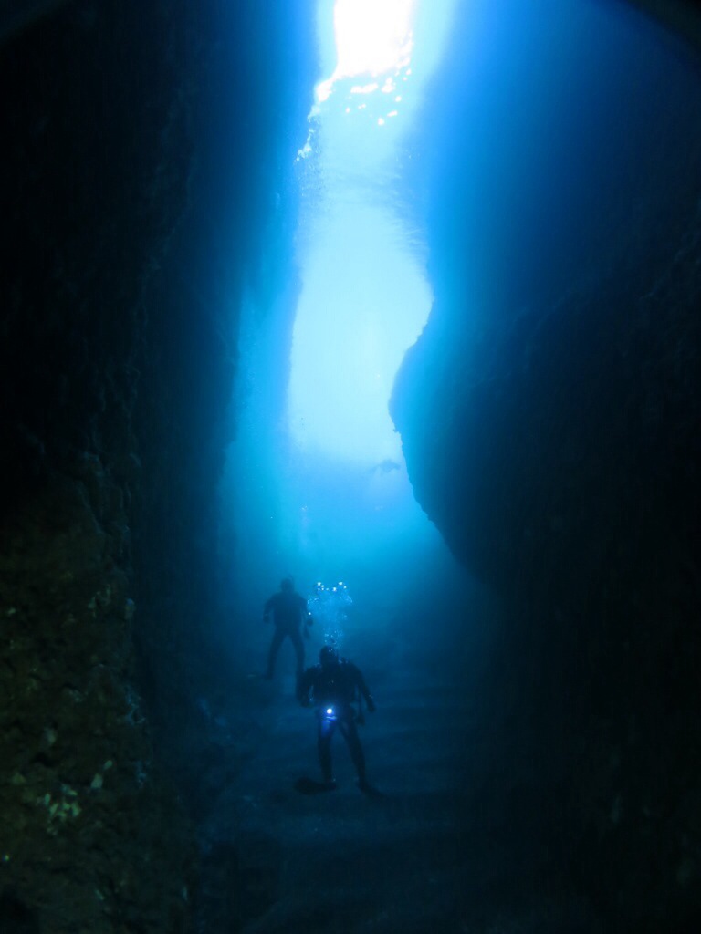 熱海　ダイビング　洞窟