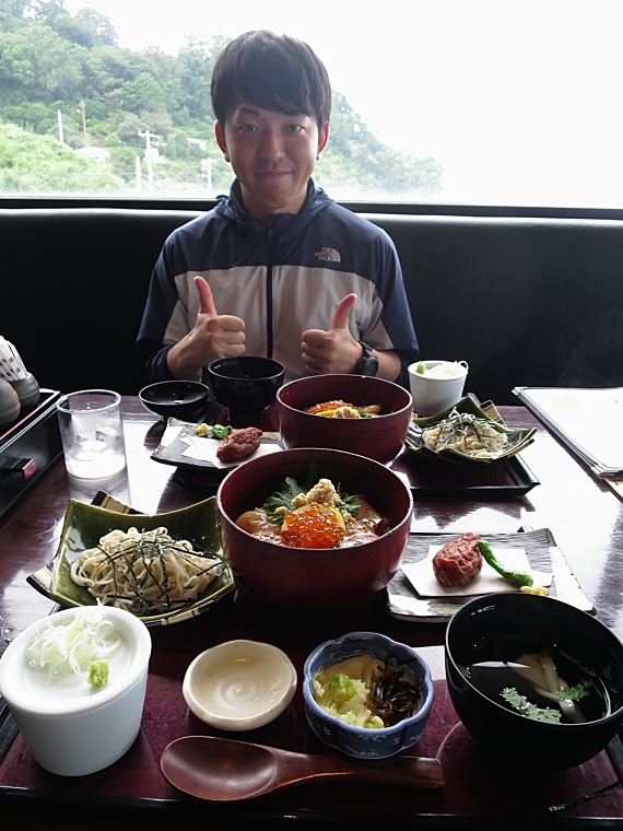 季作久　そば　丼