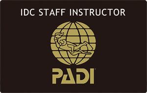 PADI　IDCスタッフ　インストラクター　IDCS　SI