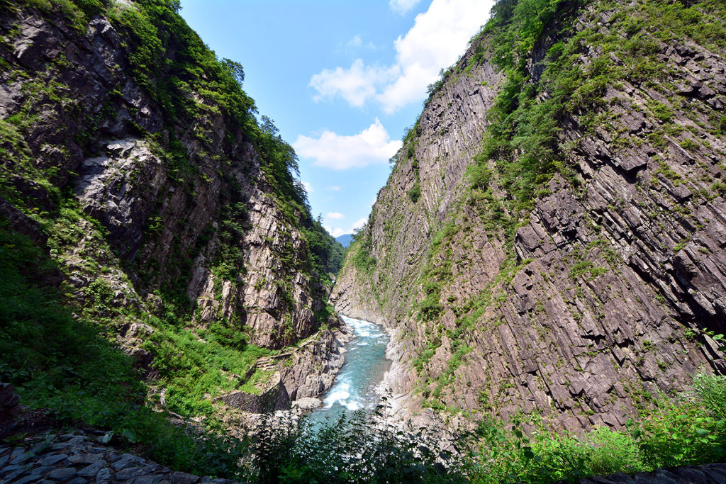 清津峡谷　新潟