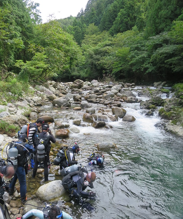 長良川　ダイビング