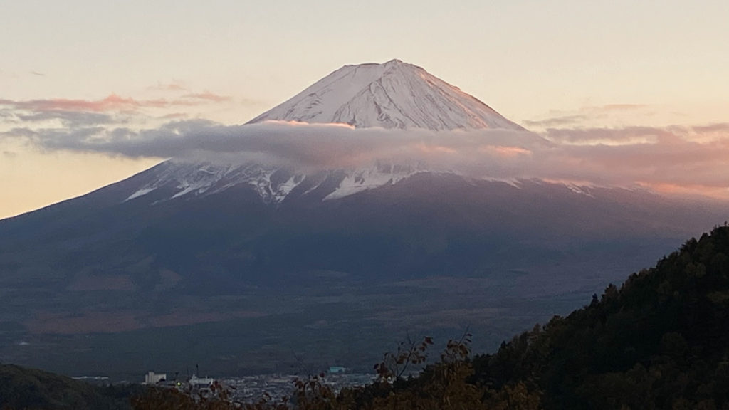 秋　富士山　山梨