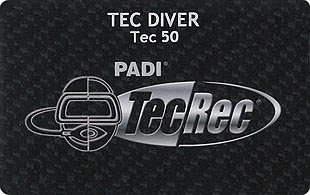 PADI　TEC DIVER　50