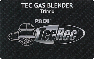 PADI　TEC　GAS　BLENDER　trimix