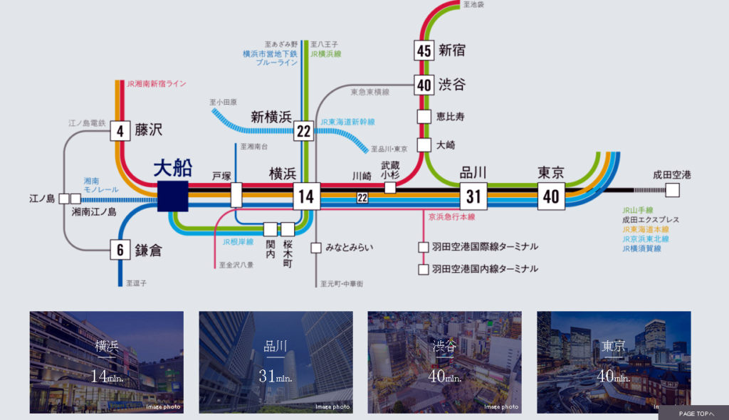 ブランズタワー大船駅前大型マンション