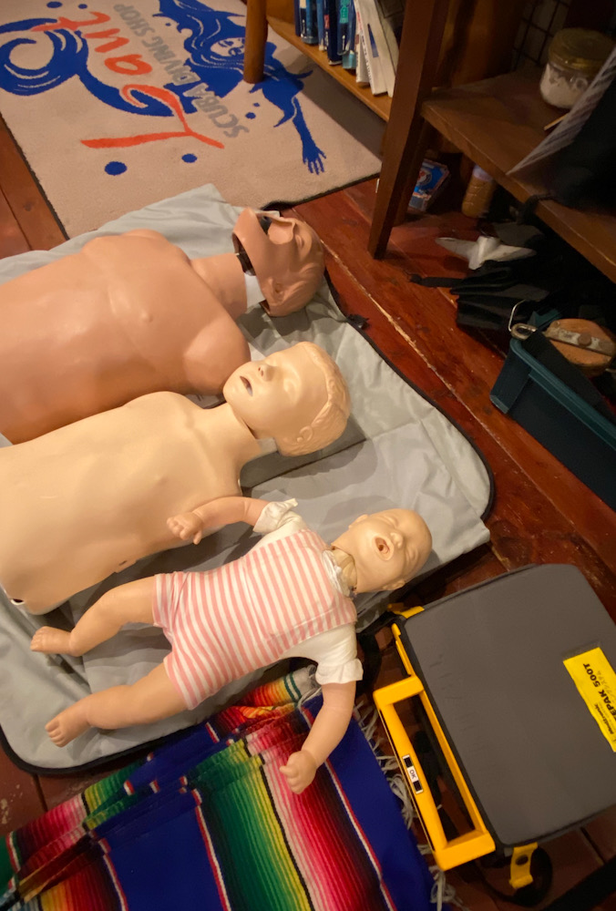 PADI EFR 緊急時　応急処置　CPR