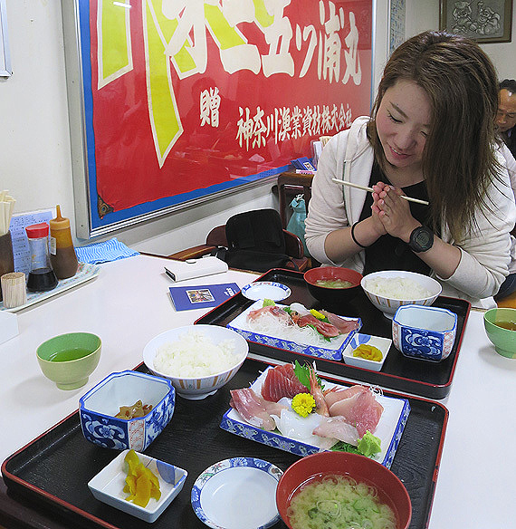 早川漁港　食堂　2階　小田原