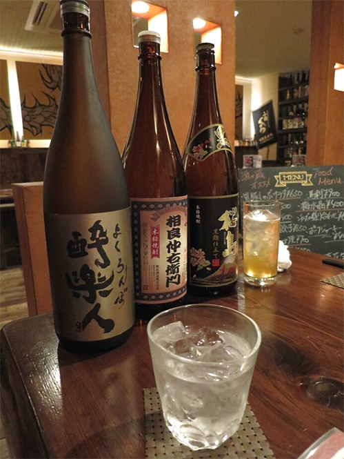 焼酎BAR 酒々蔵　鹿児島　天文館