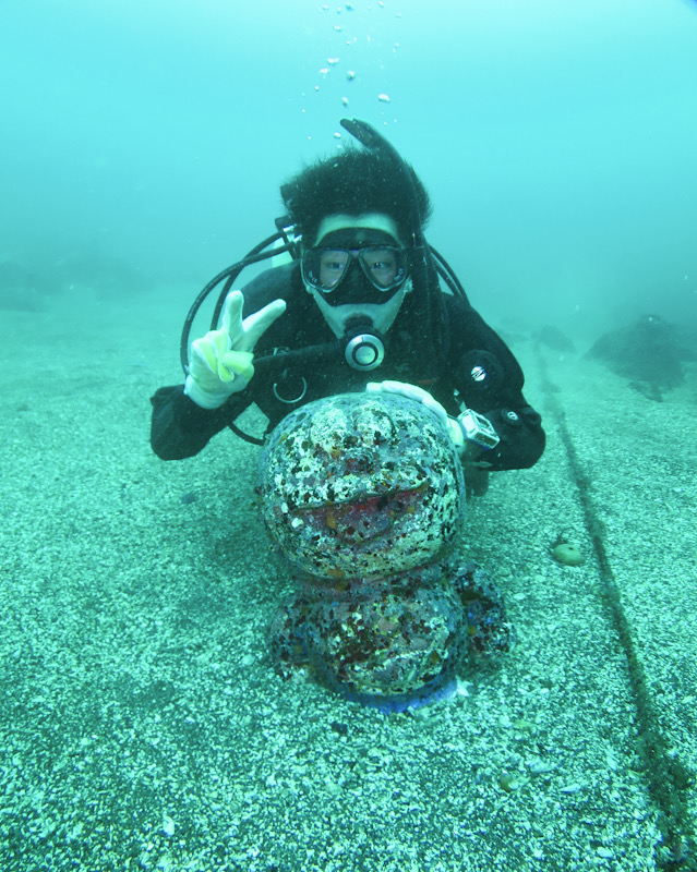 江の浦　ダイビング　ドラえもん