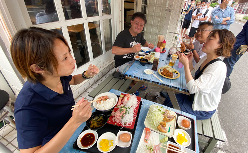 ゆうき食堂　逗子　ランチ　海鮮