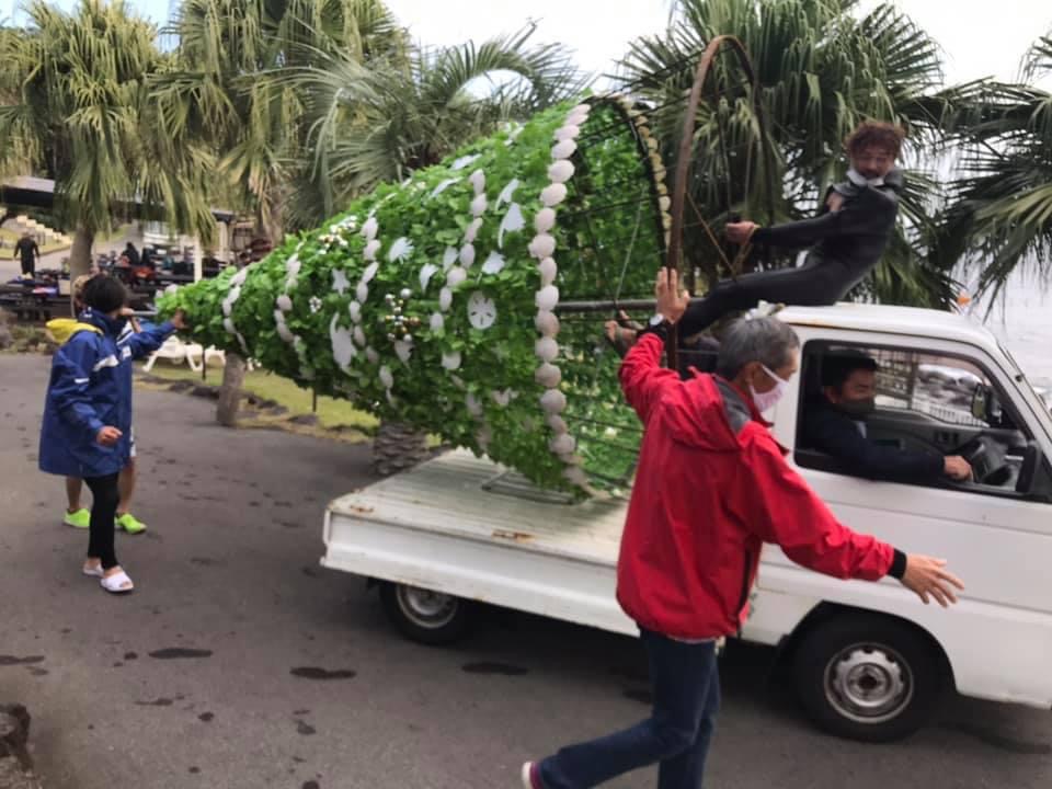 伊豆海洋公園クリスマスツリー入りました Padiスキューバダイビングショップラウト鎌倉