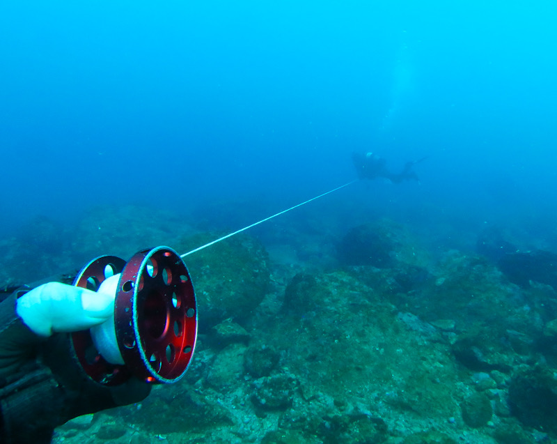 PADI サーチアンドリカバリー　ダイブマスター　ダイビング