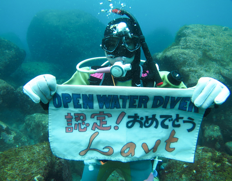 PADI オープンウォーターダイバー　コース　ダイビング　神奈川