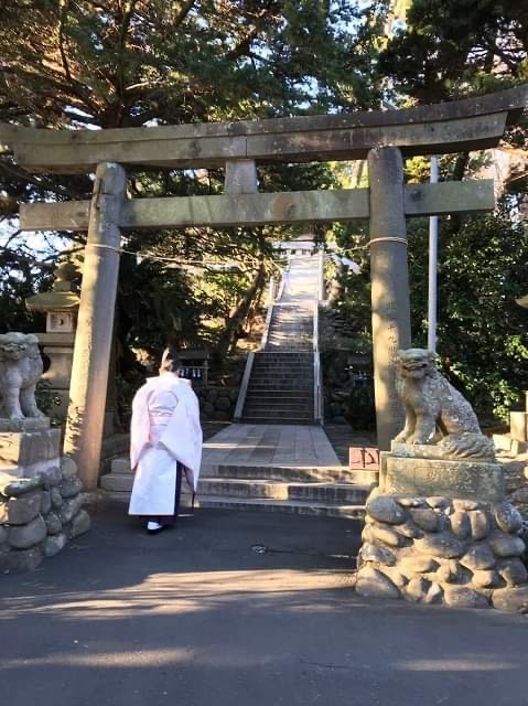 大瀬崎　ダイビング　お祓い　神社