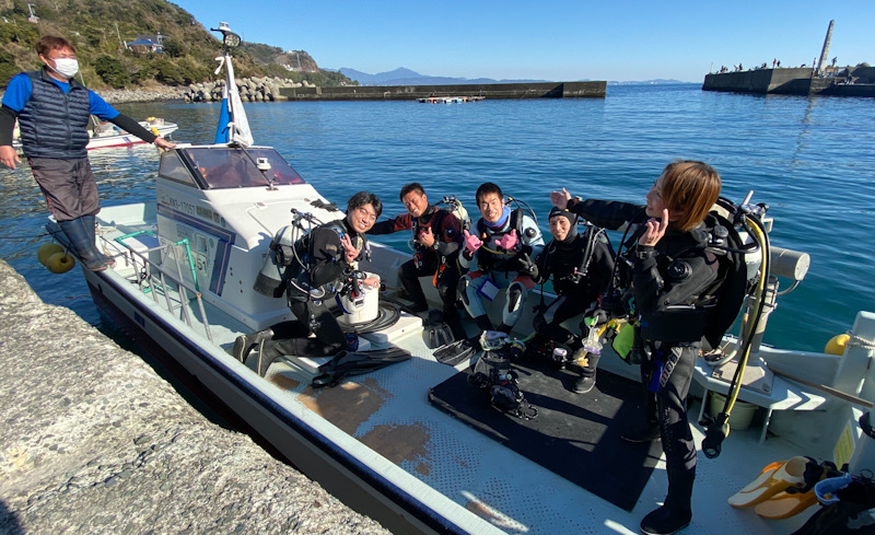 江の浦　ダイビング　ボート　ツアー