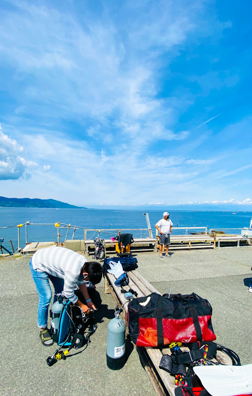 獅子浜　ダイビング