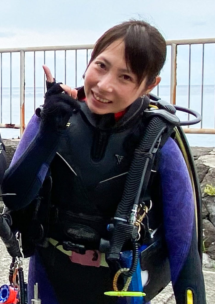 高木美代子　PADI　インストラクター