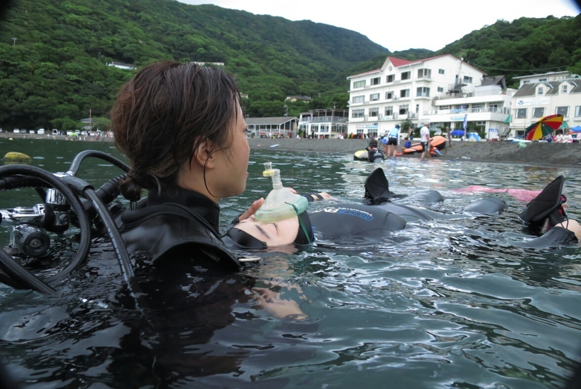 PADI　レスキュー　講習　ダイビング