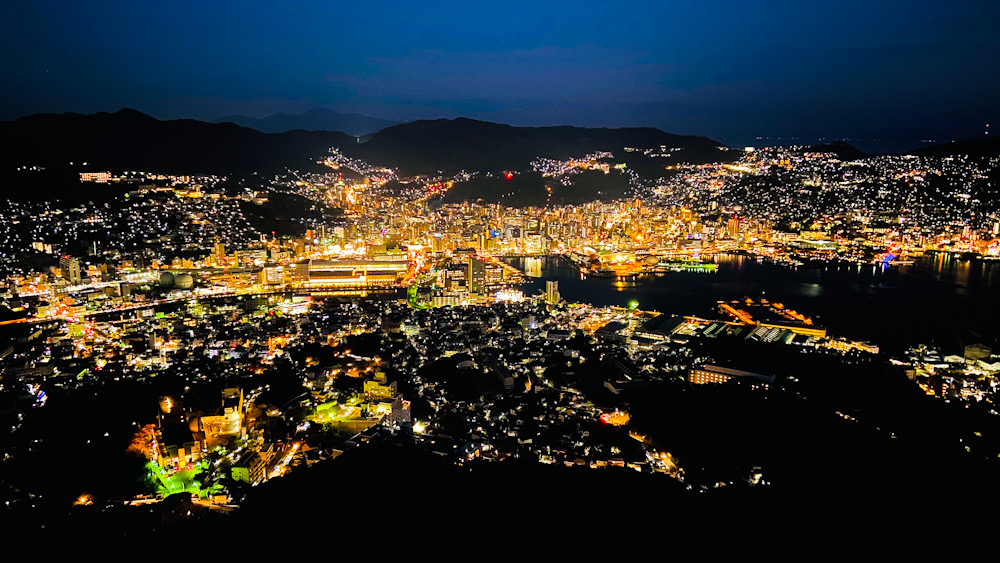 長崎　夜景　稲佐山