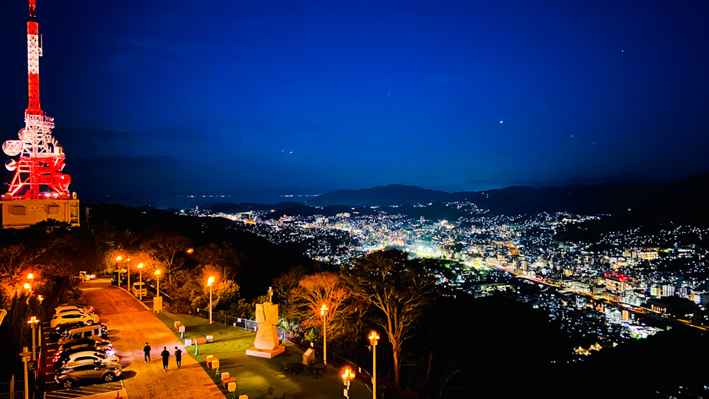 長崎　夜景　稲佐山