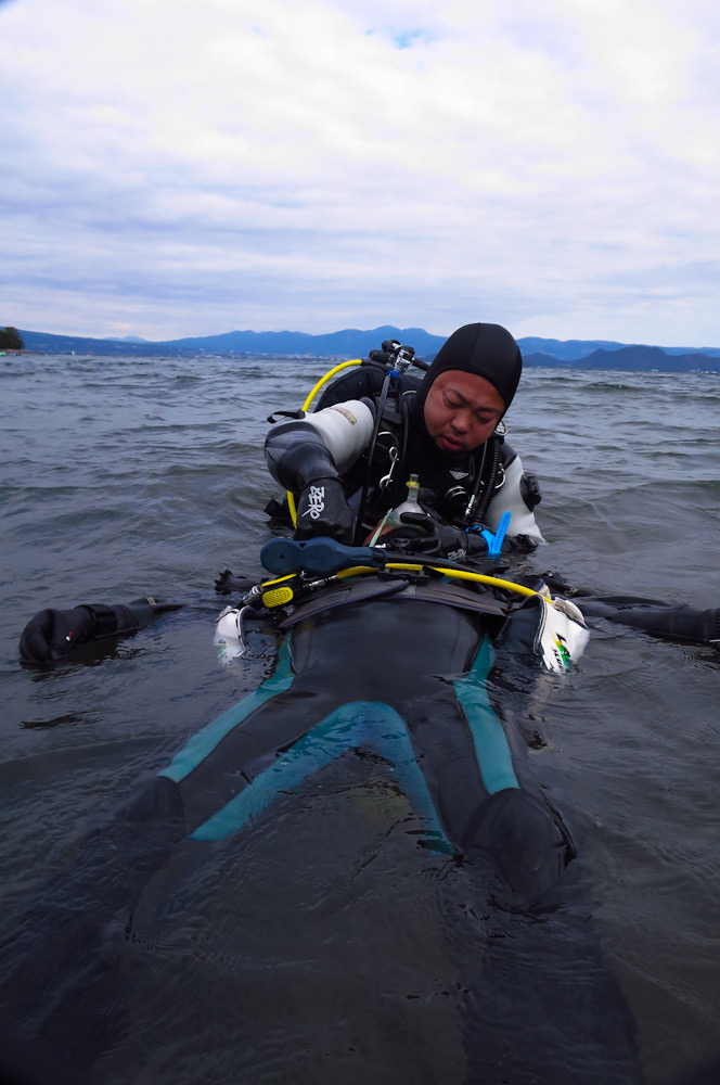 PADI レスキュー講習　大瀬崎