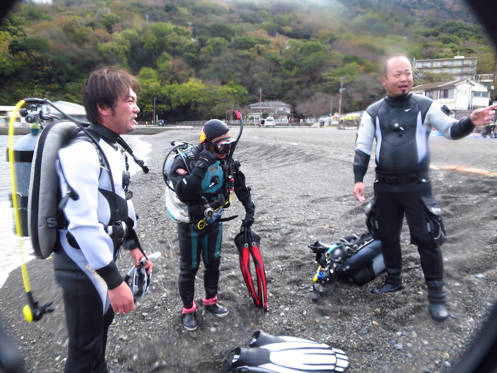 PADI レスキュー講習　大瀬崎