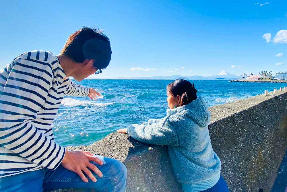 御神酒　海　安全祈願　ダイビング