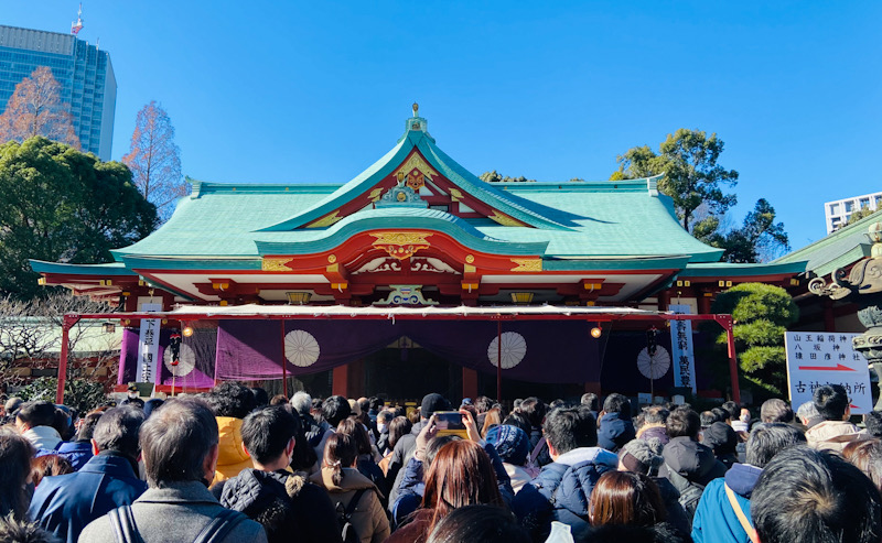 日枝神社　初詣