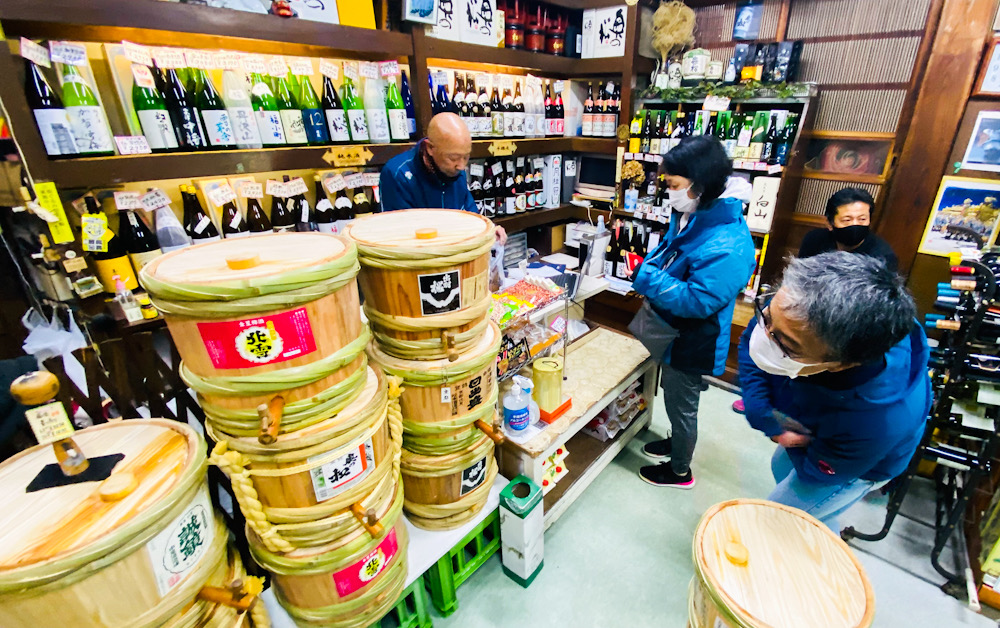 石川屋　鎌倉　酒屋　樽酒　量り売り