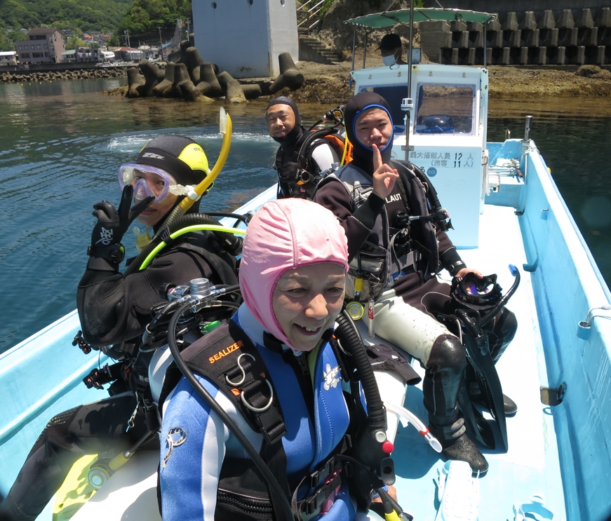 田子　ダイビング　水中洞窟　神奈川　