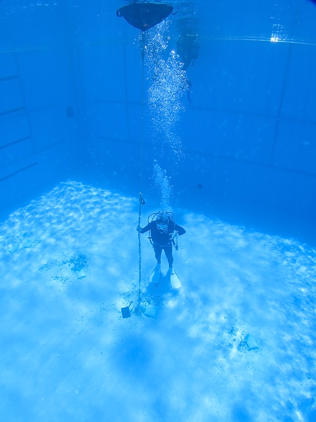 ダイビング　リフレッシュ　中性浮力　プール　神奈川　講習