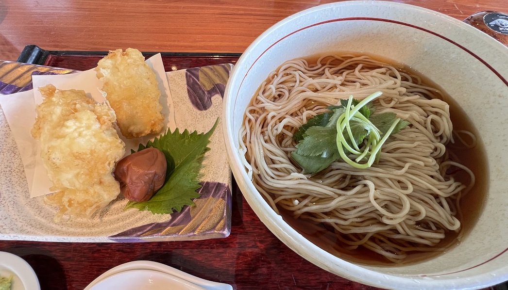 ダイビング　ランチ　蕎麦　小田原　季作久