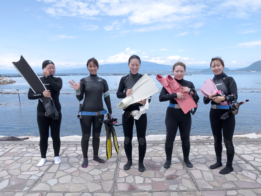 スキンダイビング　ツアー　日帰り　伊豆　神奈川　ラウト