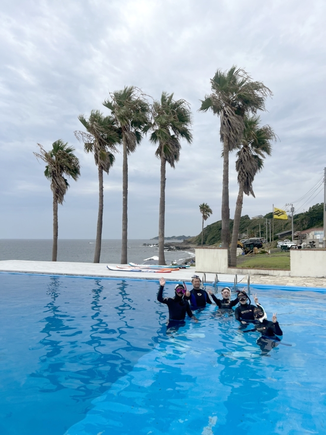 スキンダイビング　講習　プール　神奈川　湘南