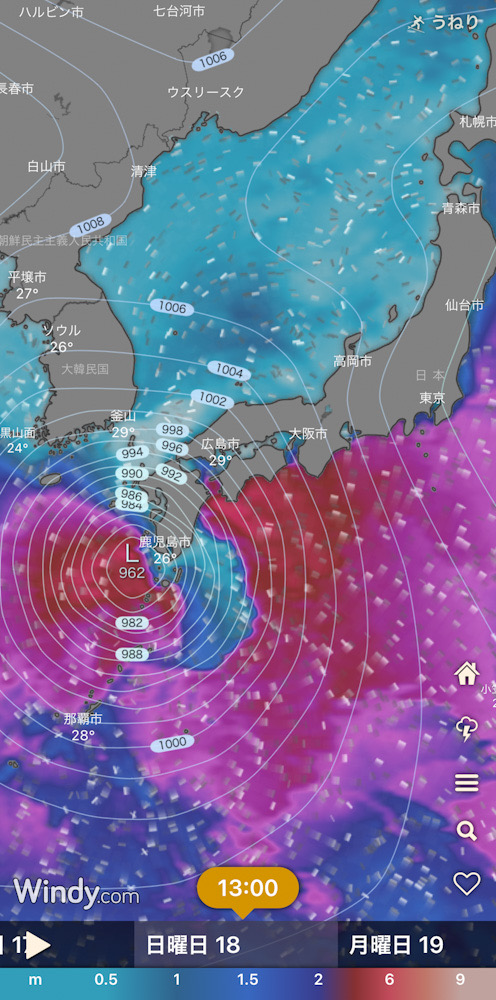 台風14号