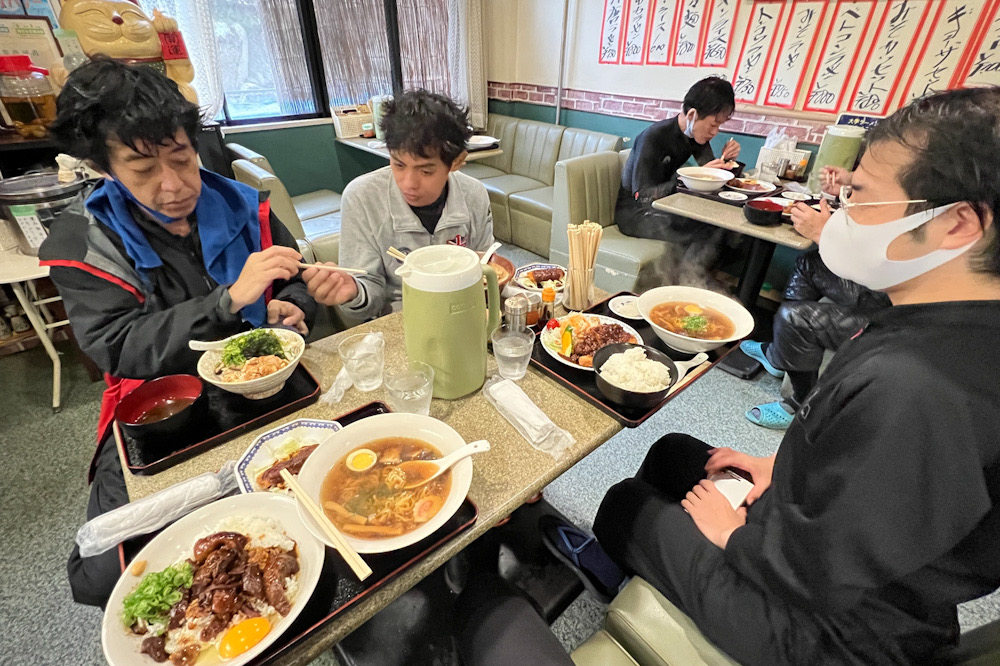 美濃　大学ラーメン　長良川　リバーダイビング