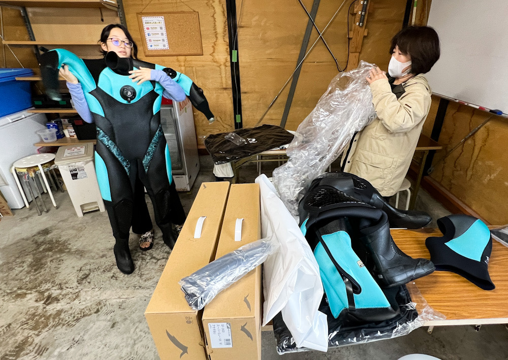 マイドライスーツ デビュー 神奈川 ダイビング ラウト 鎌倉