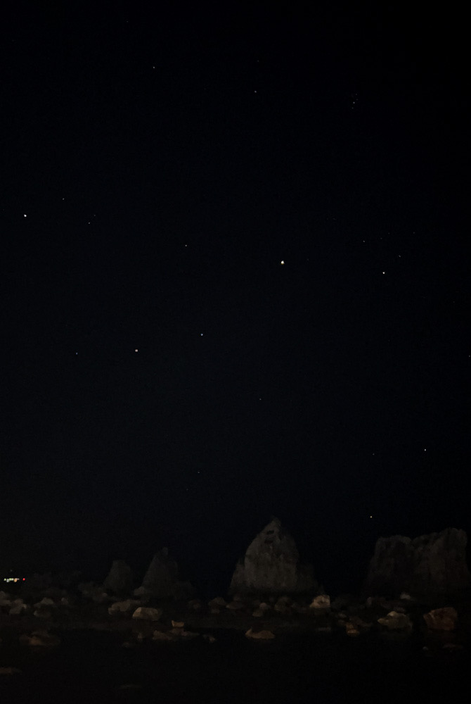 橋杭岩　星空　夜空