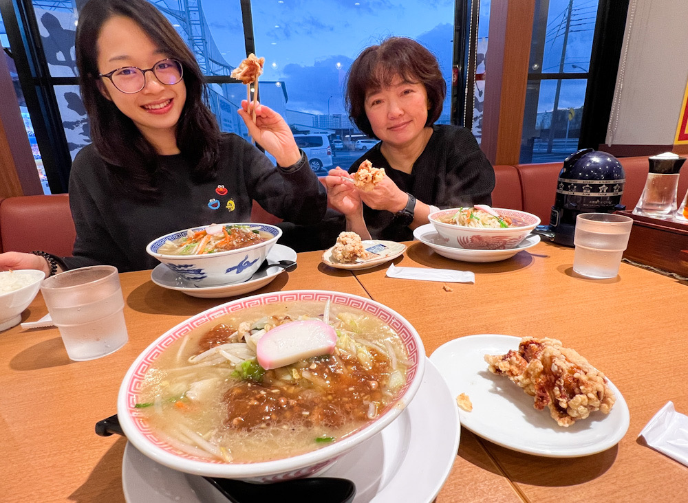 ダイビング　ランチ　ラーメン