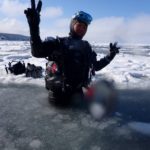 流氷　ダイビング　北海道　トレーニング