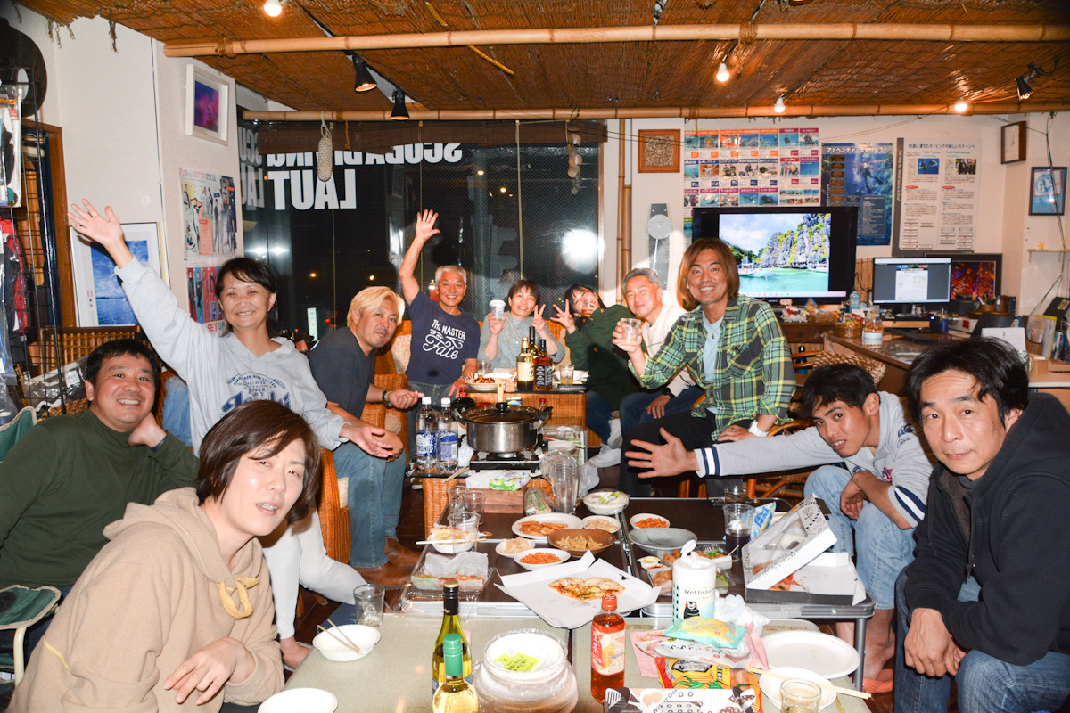 鎌倉　ダイビング　ラウト　21周年　飲み会　メンバー