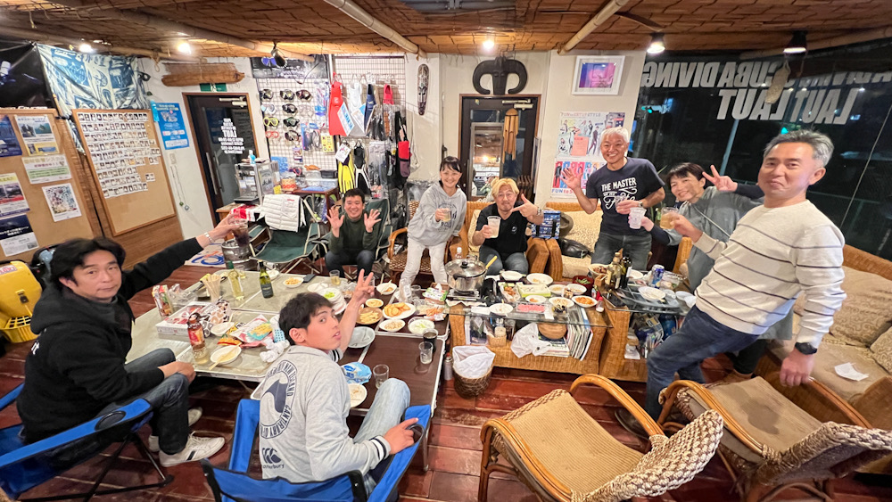 鎌倉　ダイビング　ラウト　21周年　飲み会　メンバー