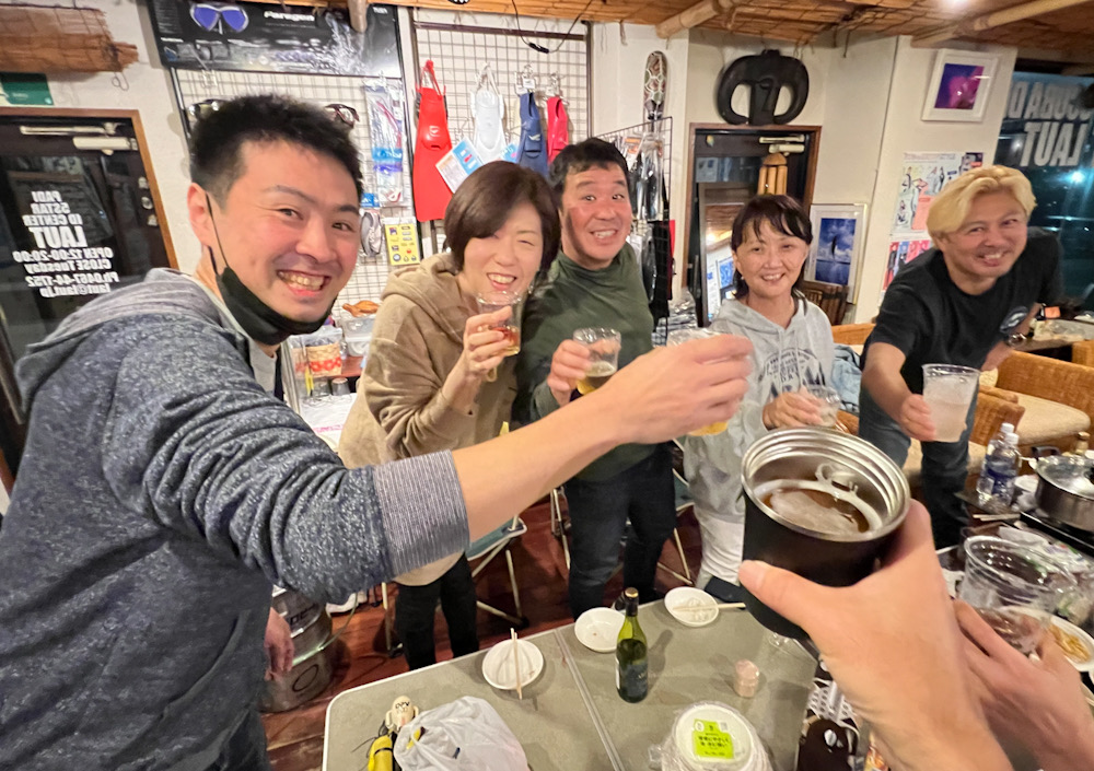 鎌倉　ダイビング　ラウト　21周年　飲み会　メンバー