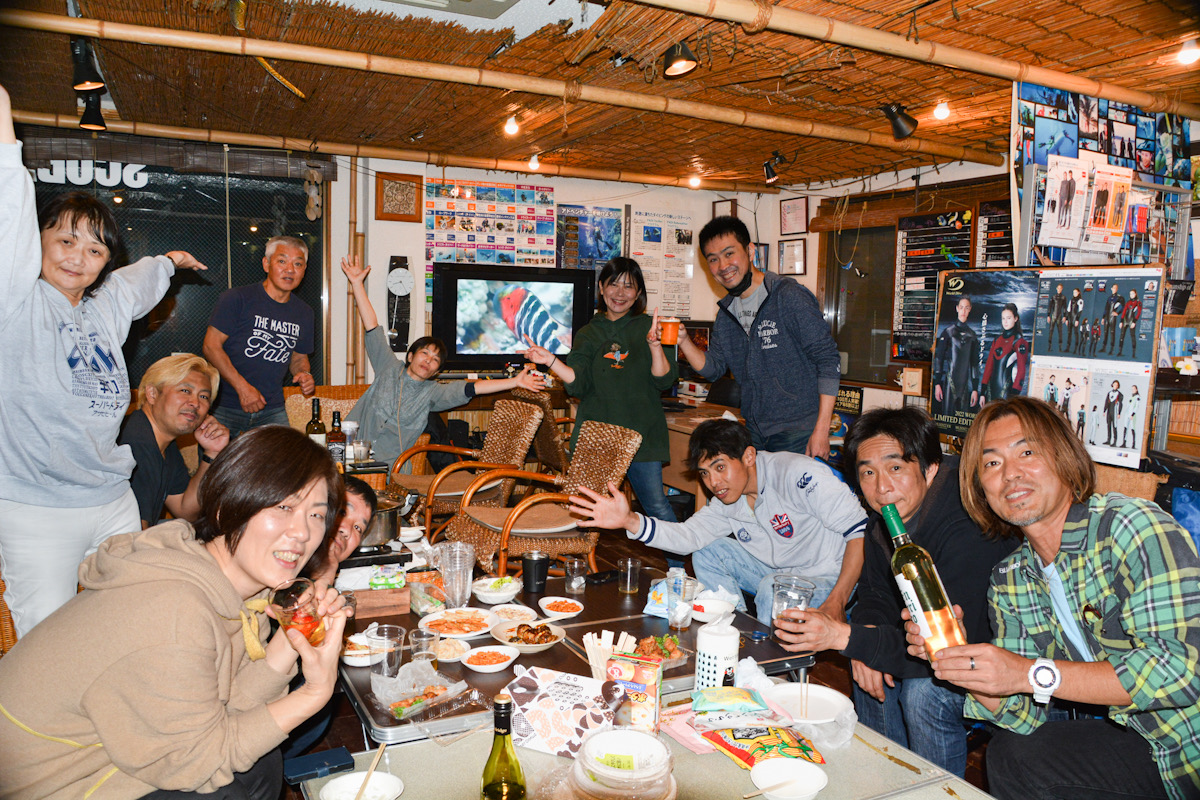 鎌倉　ダイビング　ラウト　21周年　飲み会　メンバー