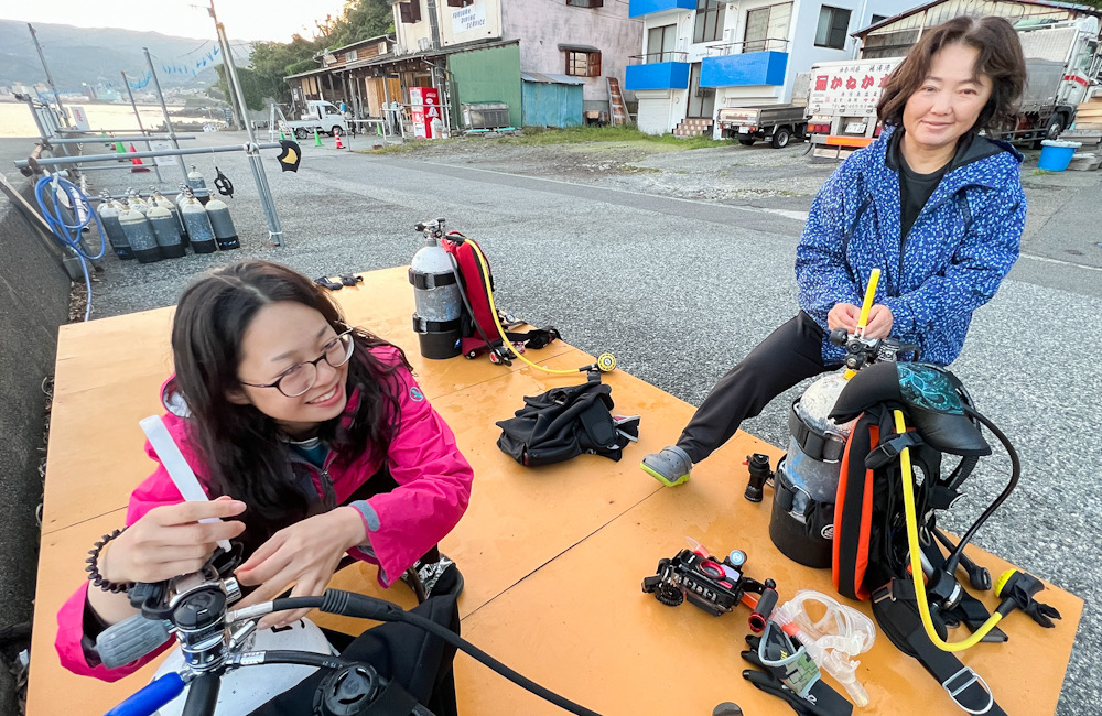 ナイトダイビング　関東　神奈川　真鶴　講習　SP　ラウト