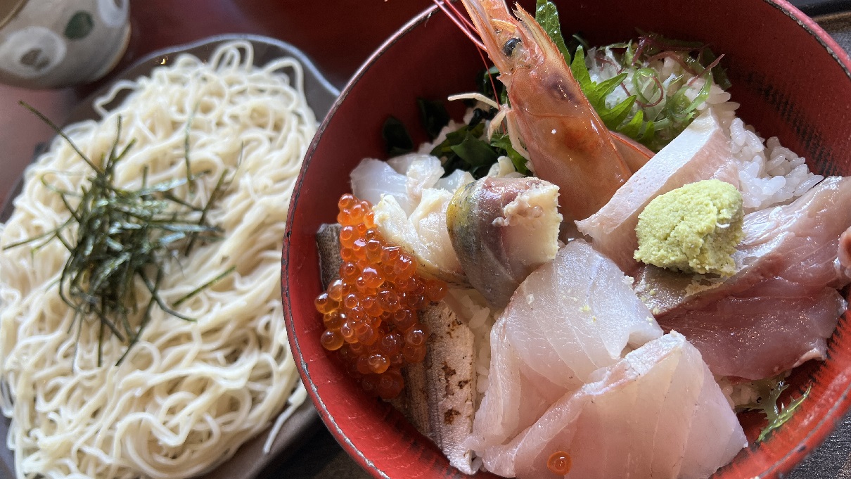 季作久　小田原　蕎麦　小田原丼　ダイビング　ランチ