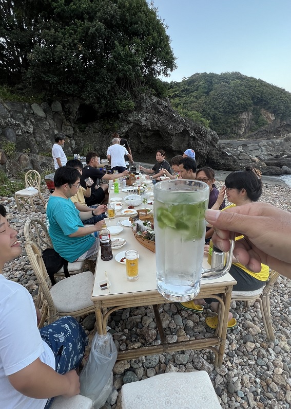 菖蒲沢　ダイビング　伊豆　バーベキュー