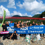 長良川　リバーダイビング　美濃橋　水中クリーンナップ　AWARE WEEK 2023 ＆ WORLD CLEANUP DAY