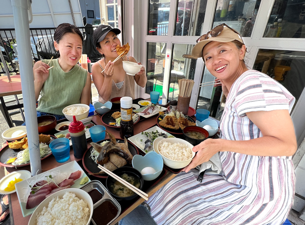 神奈川　スキンダイビングツアー　日帰り　小坪　ゆうき食堂