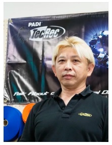 padi　tec　テック　インストラクター　野村昌司　スティングレイ